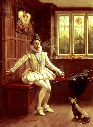 Première cigarette de Sir Walter Raleigh (1552-1618)